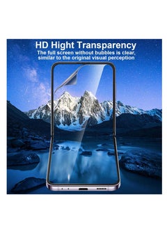 Aookay [10 in 1] For Samsung Galaxy Z Flip 6 Screen Protector, TPU Flexible Film, Inner Film + Front Screen Film + Hinge Film + Back Cover Film + Lens Film, Full Coverage Bubble Free Hydrogel Protective Film  - Image 2