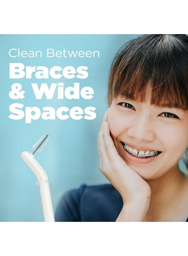 Gum Proxabrush Go-Betweens Refills - Wide - Compatible With Gum Permanent Handle - Reusable Interdental Brushes - Soft Bristled Dental Picks, 16Ct - Image 4