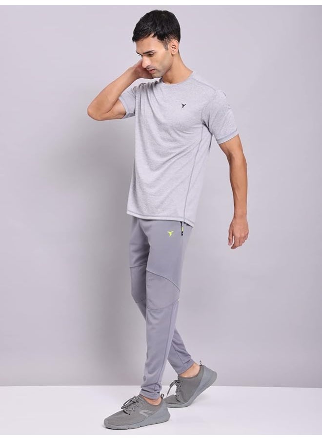 تكنوسبورت تي شيرت Active من البوليستر بقصة ضيقة للرجال من TECHNOSPORT - (OR40) عبوة من قطعة واحدة - Image 5