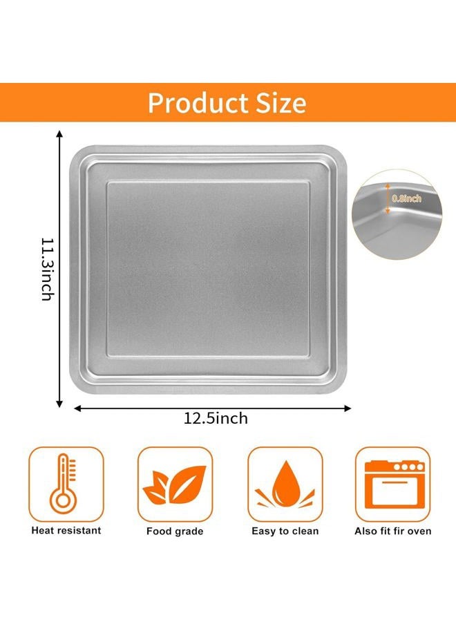 GWY Air Fryer Tray for Emeril Lagasse 26 QT Extra Large Air Fryer, 12.2''×11.2'' Stainless Steel Air Fryer Accessories Grill Pan Grill Plate Crisper Plate Replacement Parts Rack - Image 2