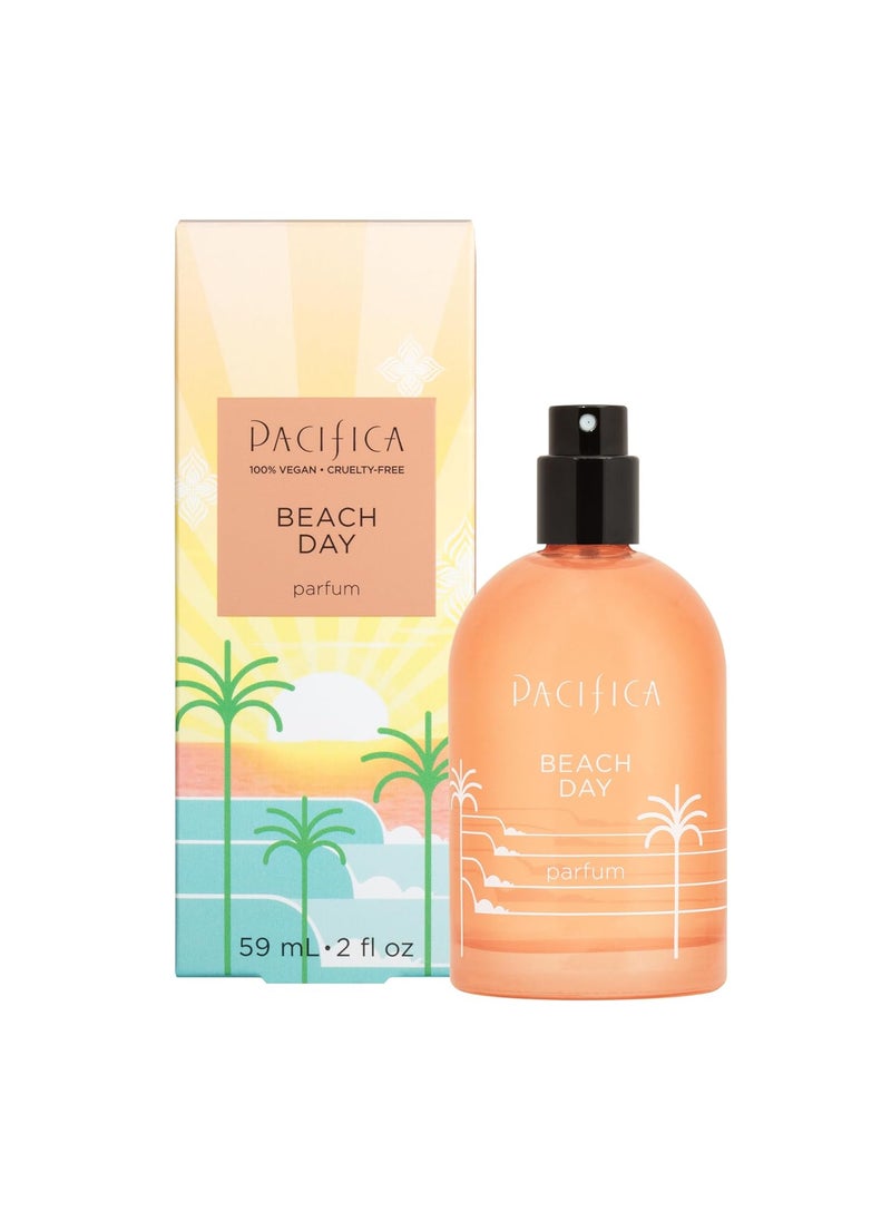 Pacifica Pacifica Beach Day Spray Perfume Fragrances Bliss Bergamont Orange Flower Sandalwood Amber Suede Leather Clean Perfume Parfum Eau de Toilette Clean Vegan  CrueltyFree 