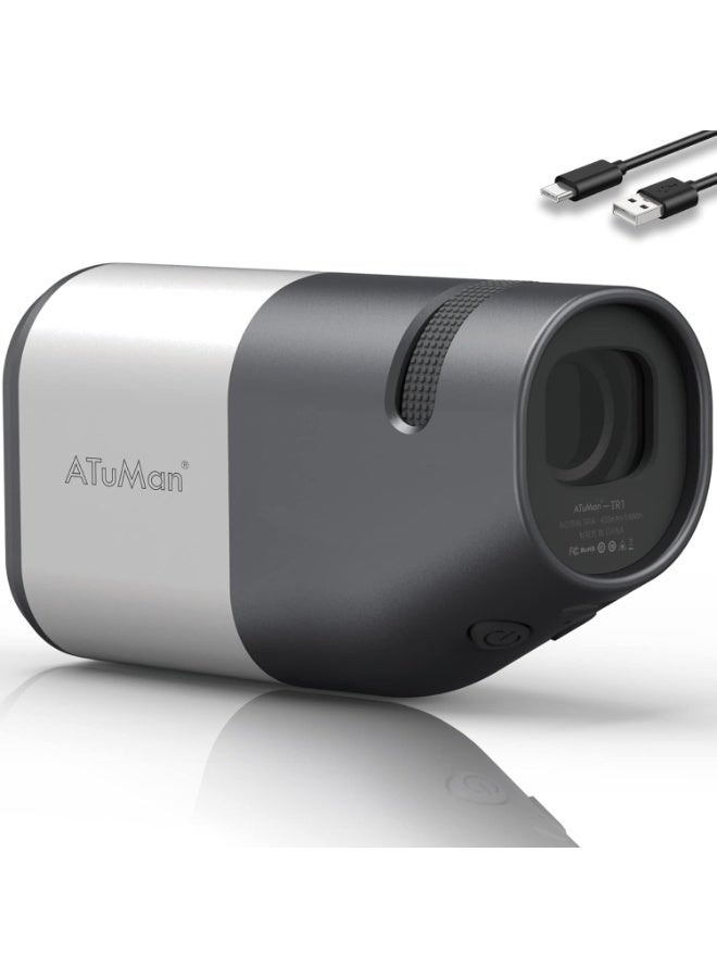 ATuMan Laser Golf Rangefinder with Slope, 6X Magnification, 1200 Yards, Fast Focus, flagpole Lock, ramp Compensation, Rechargeable, Suitable for Hunting, Outdoor Hiking, Search and Rescue (TR1) - Image 1