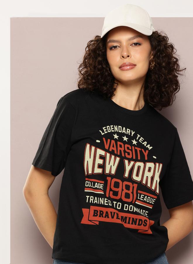 Dillinger Women Oversized Crew Neck T-Shirt - Image 1