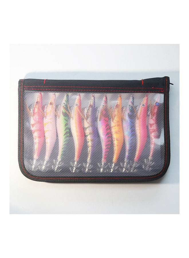 NIBEMINENT Set Of 10 Pieces Luminous Saltwater Squid Jig Cuttlefish Fishing Lure Bait Tackle With Hook 20 x 20cm - Image 4