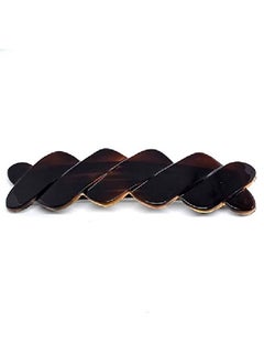 CAMILA Paris Cp2427 French Hair Barrette Clip For Girls Braided Tortoise Shell Automatic Clasp Strong Hold Grip Hair Clips For Women No Slip Durable Styling Girls Hair Accessories Made In France  - Image 1