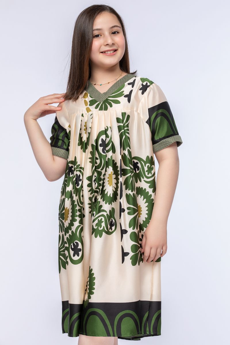 RINA printed girl dress - Image 2