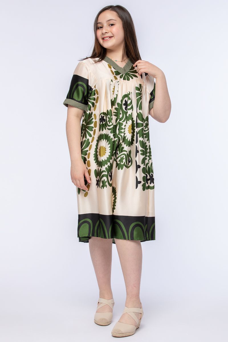 RINA printed girl dress - Image 1
