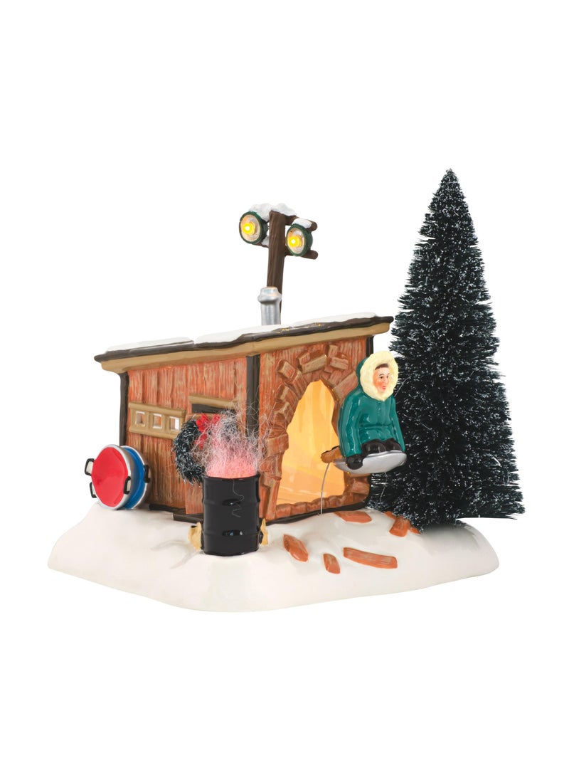 Department 56 Department 56 National Lampoons Christmas Vacation Griswold Sled Shack Lit Building 709Inch 