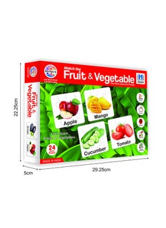 TOYZTREND RATNA'S Educational Jigsaw Puzzle Range for Kids (Match The Fruit & Vegetable)  - Image 4