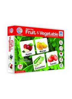 TOYZTREND RATNA'S Educational Jigsaw Puzzle Range for Kids (Match The Fruit & Vegetable)  - Image 1