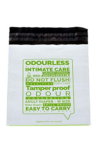 Adore Baby Diapers Bag for Baby 50 - Biodegradable, Leak-Proof Diaper Bags for Discreet Disposal of Diapers and Intimate Sanitary Products (50 Bags) - Image 4