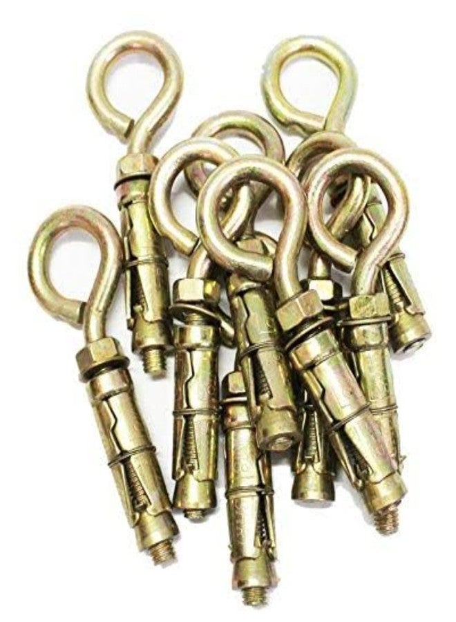 TheMujtaba Anchor Round Close Brass Hook Fasteners, Brass Best Hook Color-Golden (10mm, 12) (4) - Image 5