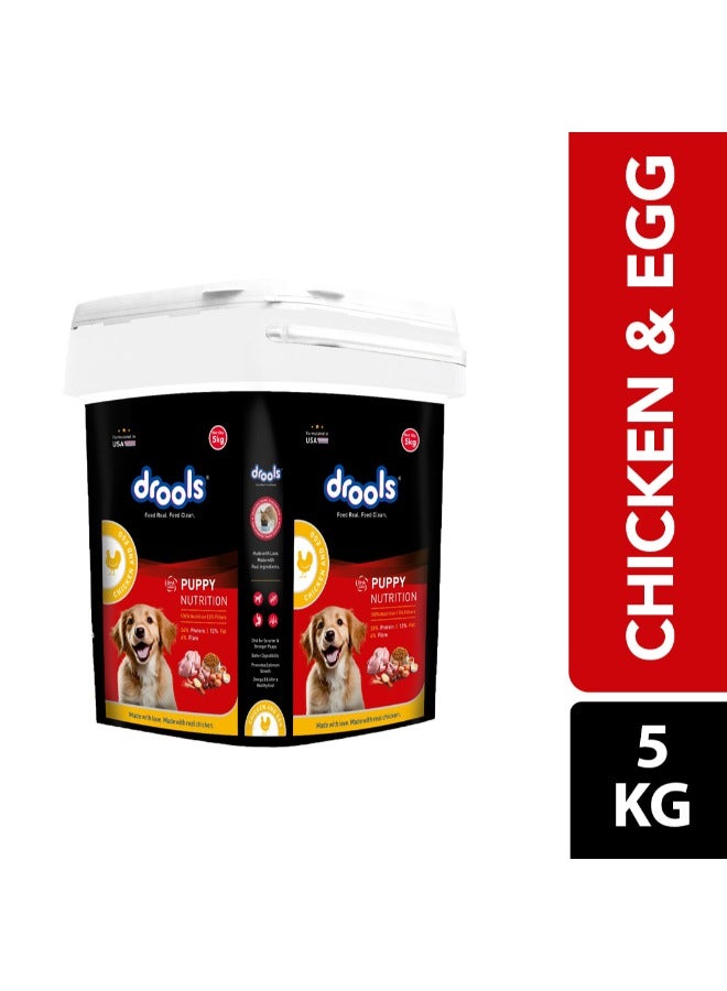 Drools طعام جاف للكلاب الجراء دجاج وبيض في علبة - Image 2