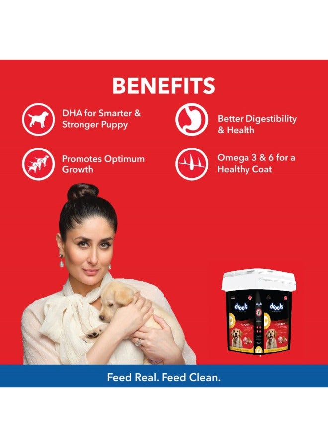 Drools طعام جاف للكلاب الجراء دجاج وبيض في علبة - Image 5