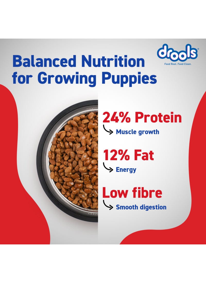 Drools Puppy Dry Dog Food Chicken And Egg Container - Image 5