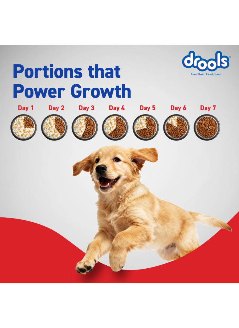 Drools Puppy Dry Dog Food Chicken And Egg Container - Image 3