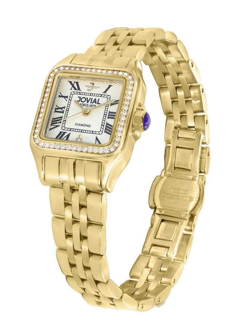 JOVIAL 5045LGMQ07DE Women's , Stainless Steel Watch, 24mm - Image 2