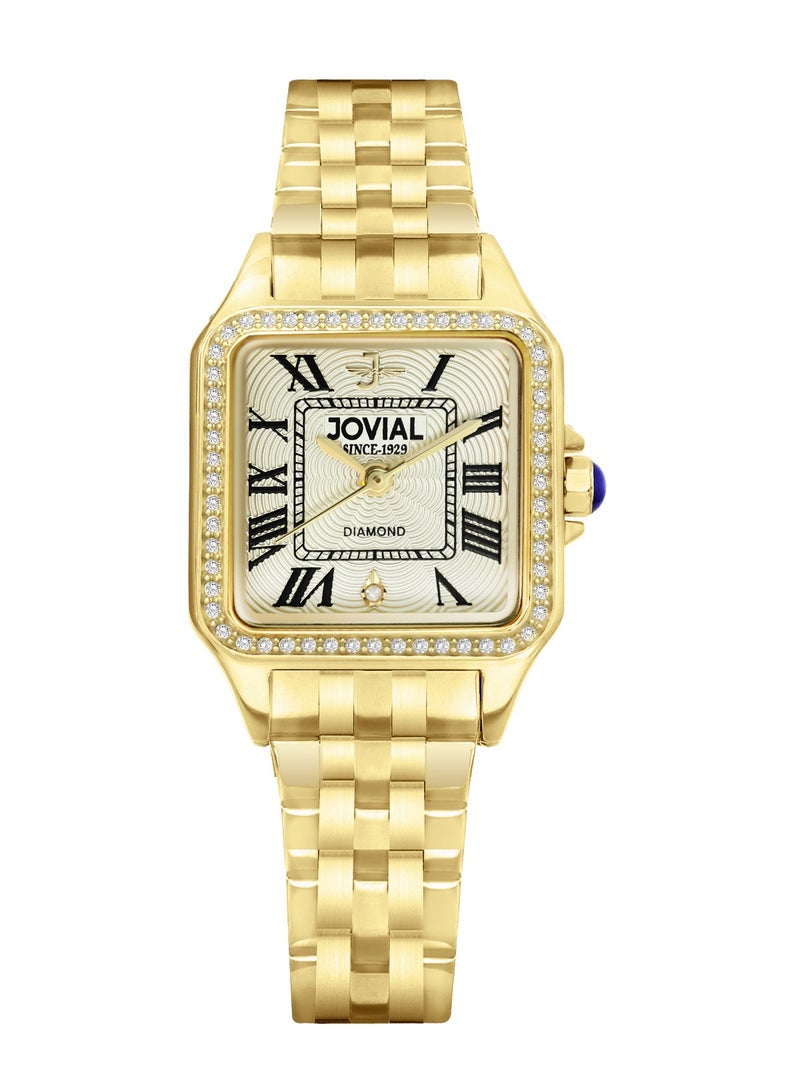 JOVIAL 5045LGMQ07DE Women's , Stainless Steel Watch, 24mm - Image 1