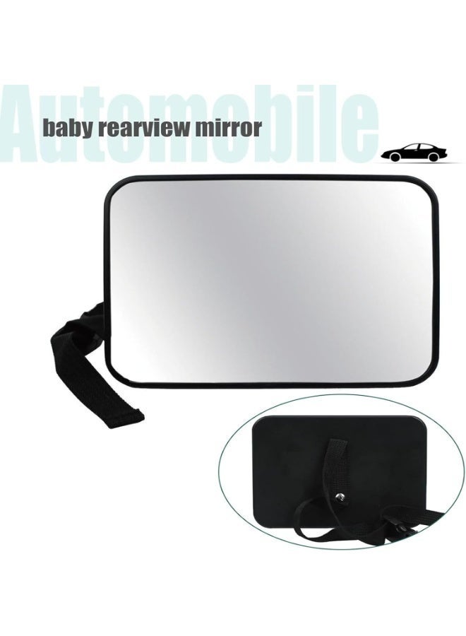 Arabest Baby Car Mirror, Babies Rear View Mirror for Car Back Seat, Adjustable Straps, See Infant in Vehicle for Most Cars & SUVs - Image 5