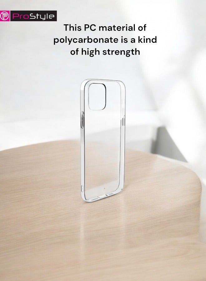 Prostyle iPhone 14 Clear Case (6.1-inch), Anti-Yellowing, Drop Protection, Slim Thin Cover, Crystal Clear Phone Case - Image 4