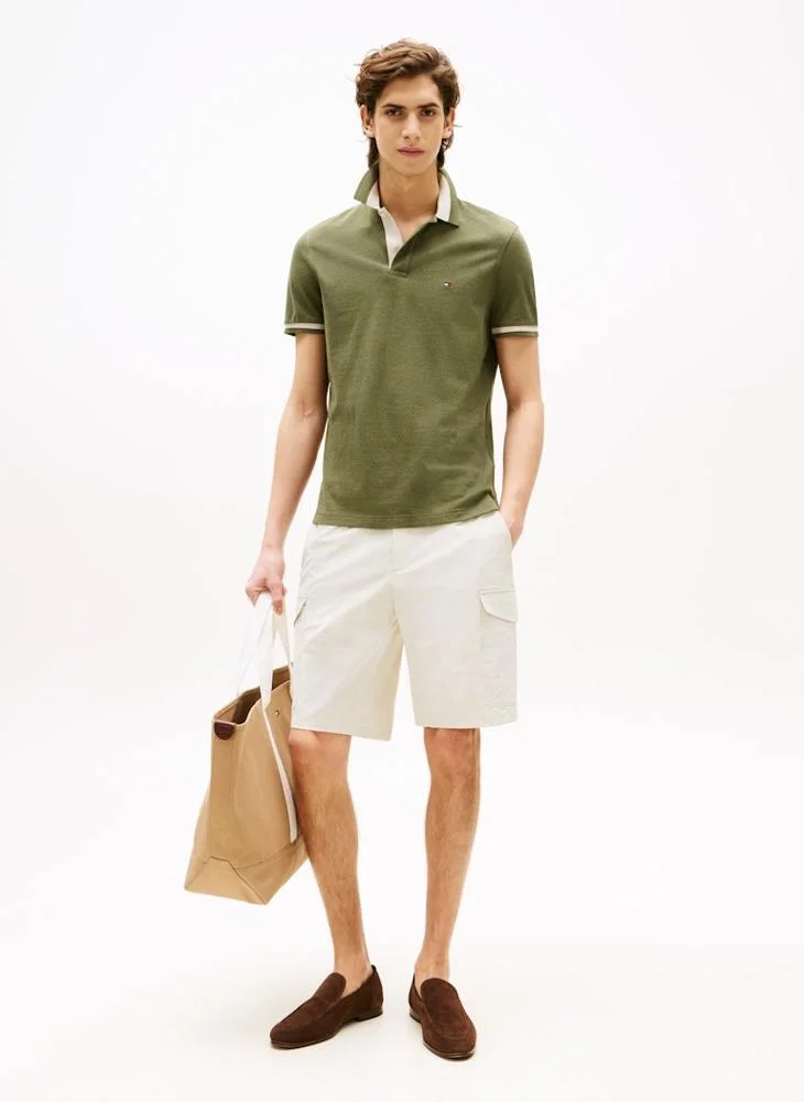 TOMMY HILFIGER Regular Fit Contrast Collar Polo