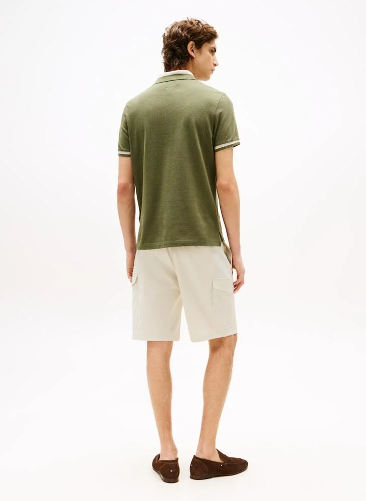 تومي هيلفيغر Regular Fit Contrast Collar Polo