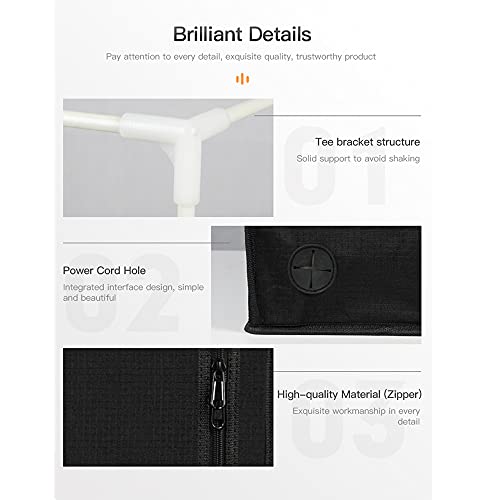 Skouphy Creality Ender 3D Printer Enclosure Fireproof and Dustproof Tent Constant Temperature Protective Cover Room for Creality Ender 3V2/Ender 3V2 Neo/Ender 3S1/Ender 3Pro/Ender 3/Ender 3Neo 3D Printer - Image 5