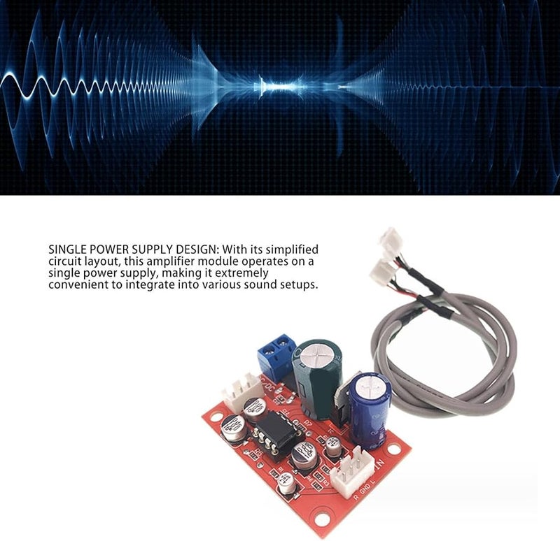 NE5532 Preamplifier Module Amplifier Board Clear Strong Sound Output DC 9V 24V - Image 2