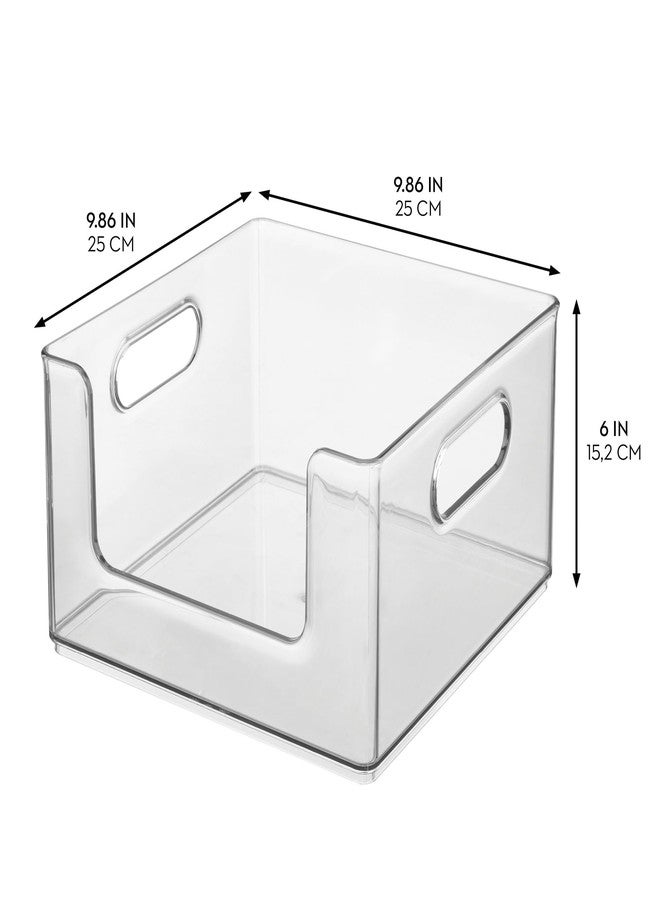 InterDesign iDesign Stackable Clear Open Front Storage Bin, Easy Access Organizer for Pantry or Cabinet, 2-Pack - Image 3