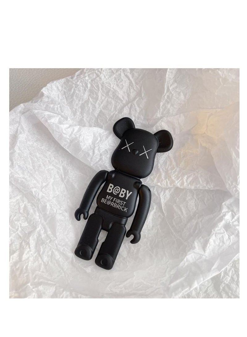 Simple Colorful Cute Bear Mobile Phone Stand Suitable for All Type of Cover Casing Holder ‏black  - Image 1