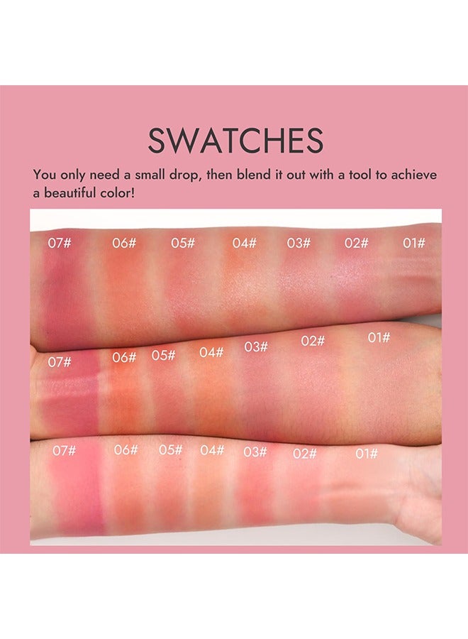 YOUNG VISION Liquid Blusher - Soft Matte Finish Cream Blush Liquid Blush Cream Blush Makeup Lightweight, Smooth Brightening Rouge,Waterproof  Liquid Blusher #02 - Image 5