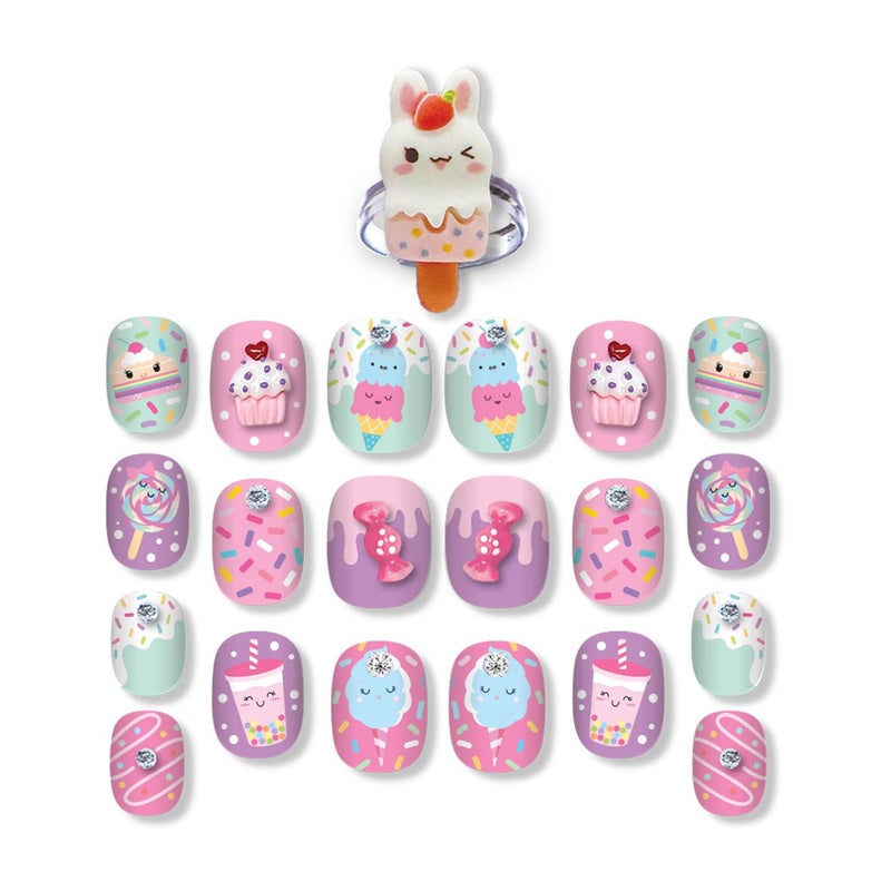 هوت فوكس مجموعة الأظافر الصناعية مع خاتم اضافي - 017SW - Image 2