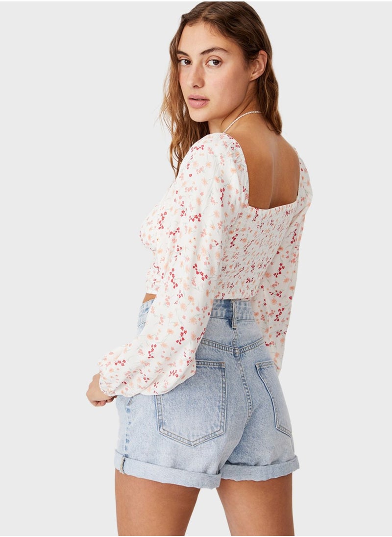 Cotton On - Arabella Rouched Front Blouse - Image 1