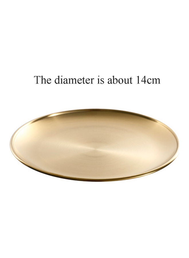 Arabest Round Sanding Tray Gold 14cm - Image 2