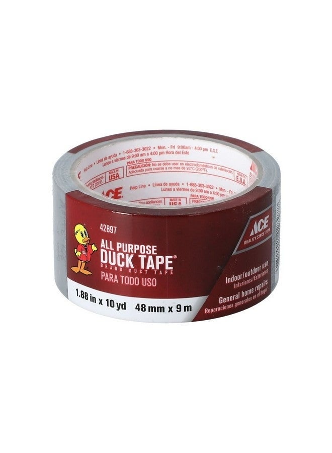 All Purpose Duct Tape Grey 1.88 Inch x 10yd - Image 1