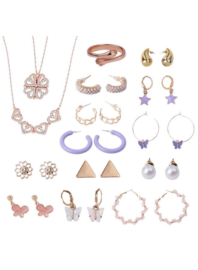 SALTY Anti Tarnish Exlusive Bride Tribe Gift Box | Jewellery Set for Women | Latest Stylish Minimal Jewelry Sets | Modern Design Aesthetic Accessories | Ideal for Gifting - Image 1