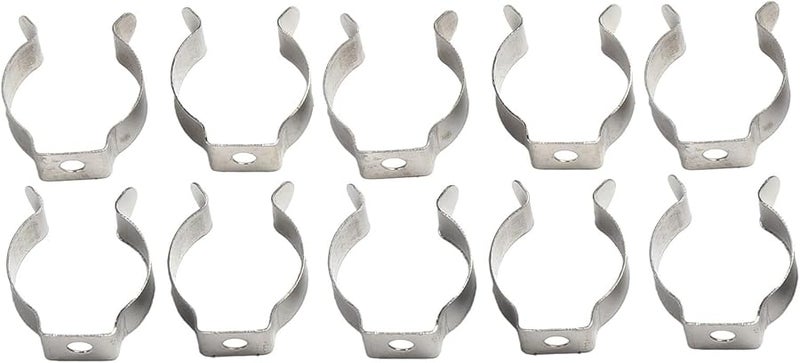 10 قطعة من مشابك التيري المفتوحة لتخزين الأدوات والأنابيب بشكل آمن مقاس 25 مم - Image 4