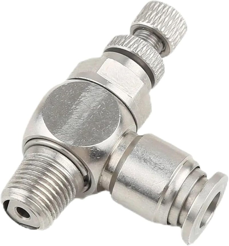 SL10 03 304 صمام خنق تركيب هوائي من الفولاذ المقاوم للصدأ صمام تنظيم ضغط التحكم في التخفيض - Image 1