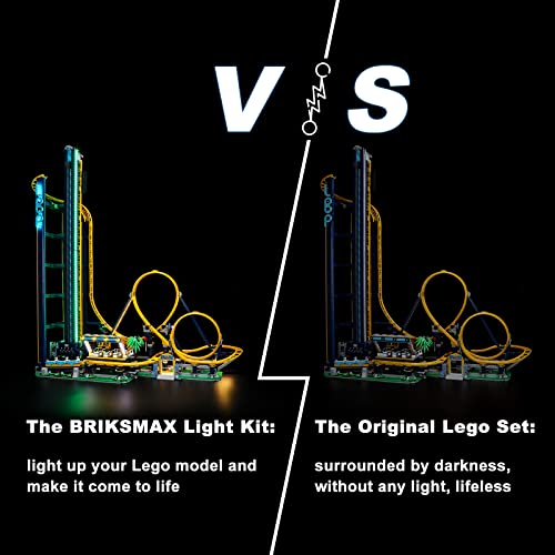 BRIKSMAX Led Lighting Kit for LEGO-10303 Loop Coaster - Compatible with Lego Creator Icons Building Blocks Model- Not Include The Lego Set - Image 5