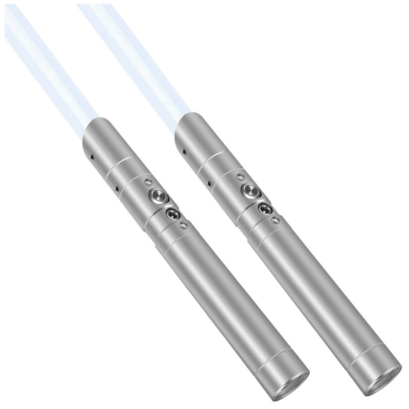YOFOTHS Lightsaber Rechargeable 7 RGB Color Metal Hilt 2 in 1 Dueling Light Saber for Adults Cosplay Accessories with Sound Mode - Image 2