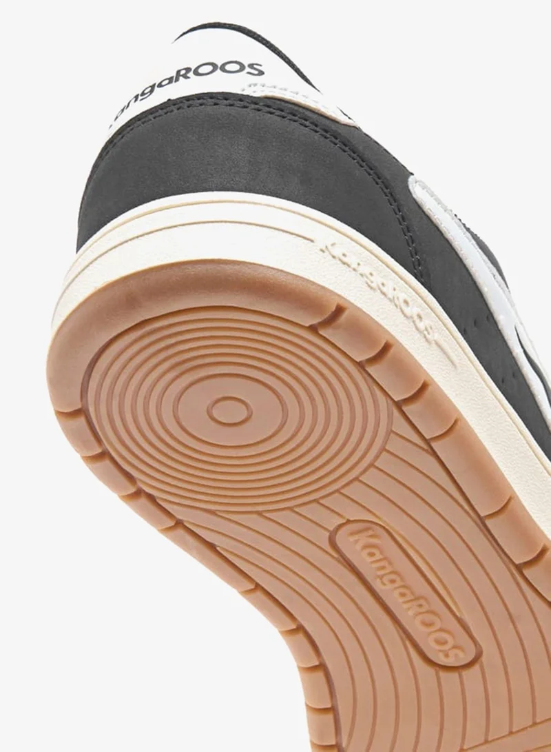 kangaROOS BLACK Women's Logo Detail Lace-Up Sports Shoes for Women | Best Price UAE