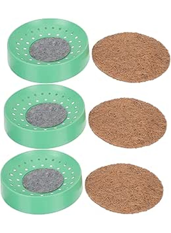 Plastic Pigeon Nest Pad 3 Sets Household Bird Cage Accessory - Image 1