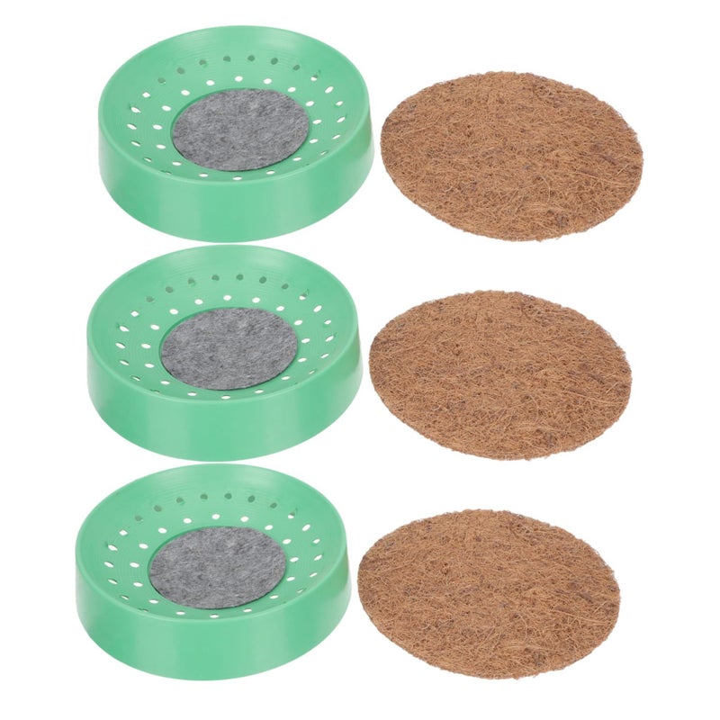 Plastic Pigeon Nest Pad 3 Sets Household Bird Cage Accessory - Image 2