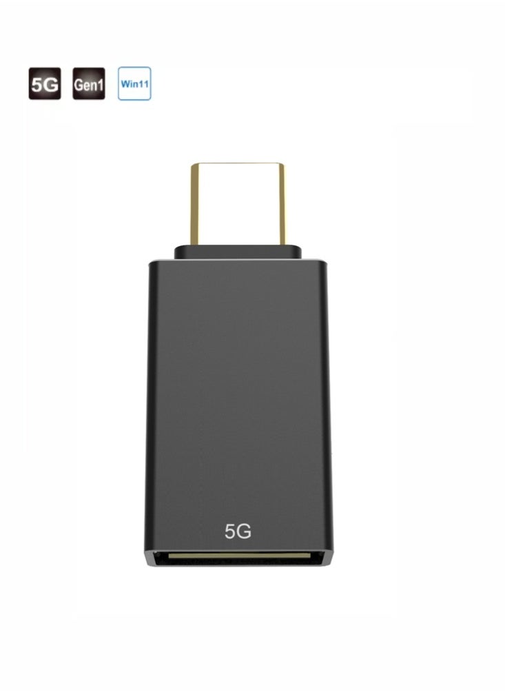 دي سي ام محول دي سي إم عالي السرعة من USB-A (أنثى) إلى USB-C (ذكر) بسرعة 5Gbps – UAD-101S / UAD-101B  - Image 1