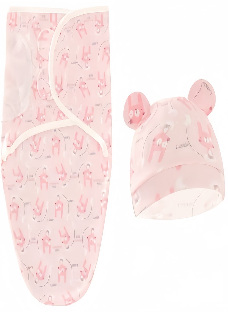 كيفن بطانية قماط للأطفال حديثي الولادة حتى 6 أشهر من مجموعة من 3 قطع أساسية للأطفال حديثي الولادة البنات والأولاد، كيس نوم قابل للتعديل من القطن 100%، بطانيات تقميط فائقة - Image 3