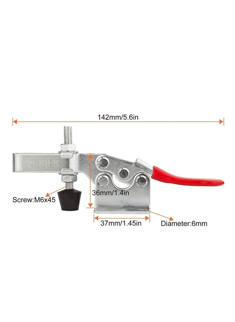 KASTWAVE - 4Pcs Toggle Clamps Holding Capacity Stroke Push Pull Action Hand Tool Light Duty Toggle Clamp Tool - Image 1