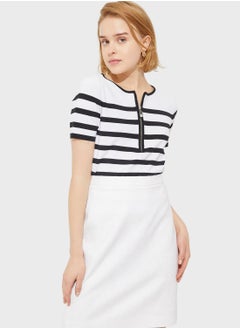 Adl Striped Knitted Sweater  - Image 3