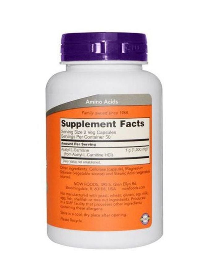 Now Foods L-Carnitine Fitness Support 500mg - 180 Capsules - Image 2