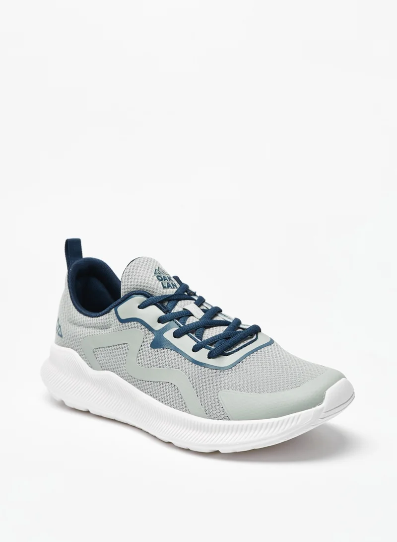 شو اكسبرس Mens Oaklan Textured Lace Up Sports Shoes By Shoexpress