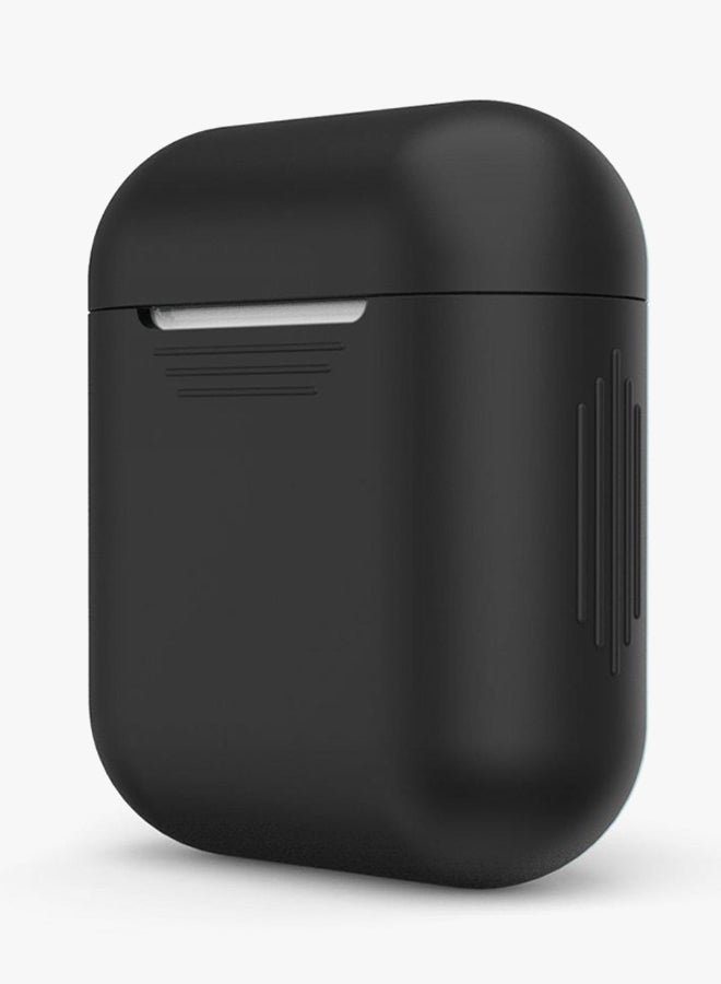 Case Cover For Apple AirPods Black - Image 4